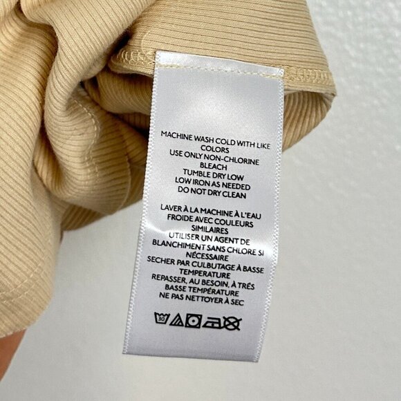 FREE PEOPLE We The Free Kate Tee in Bleached Sand Size Large - Picture 8 of 13